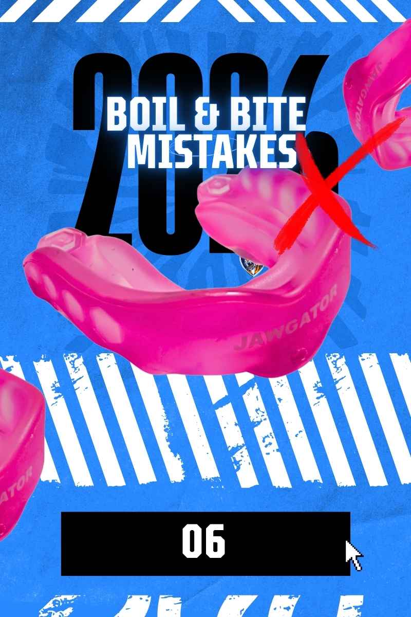 mistakes that needs to be avoided during preparation of boil and bite sports mouthguard